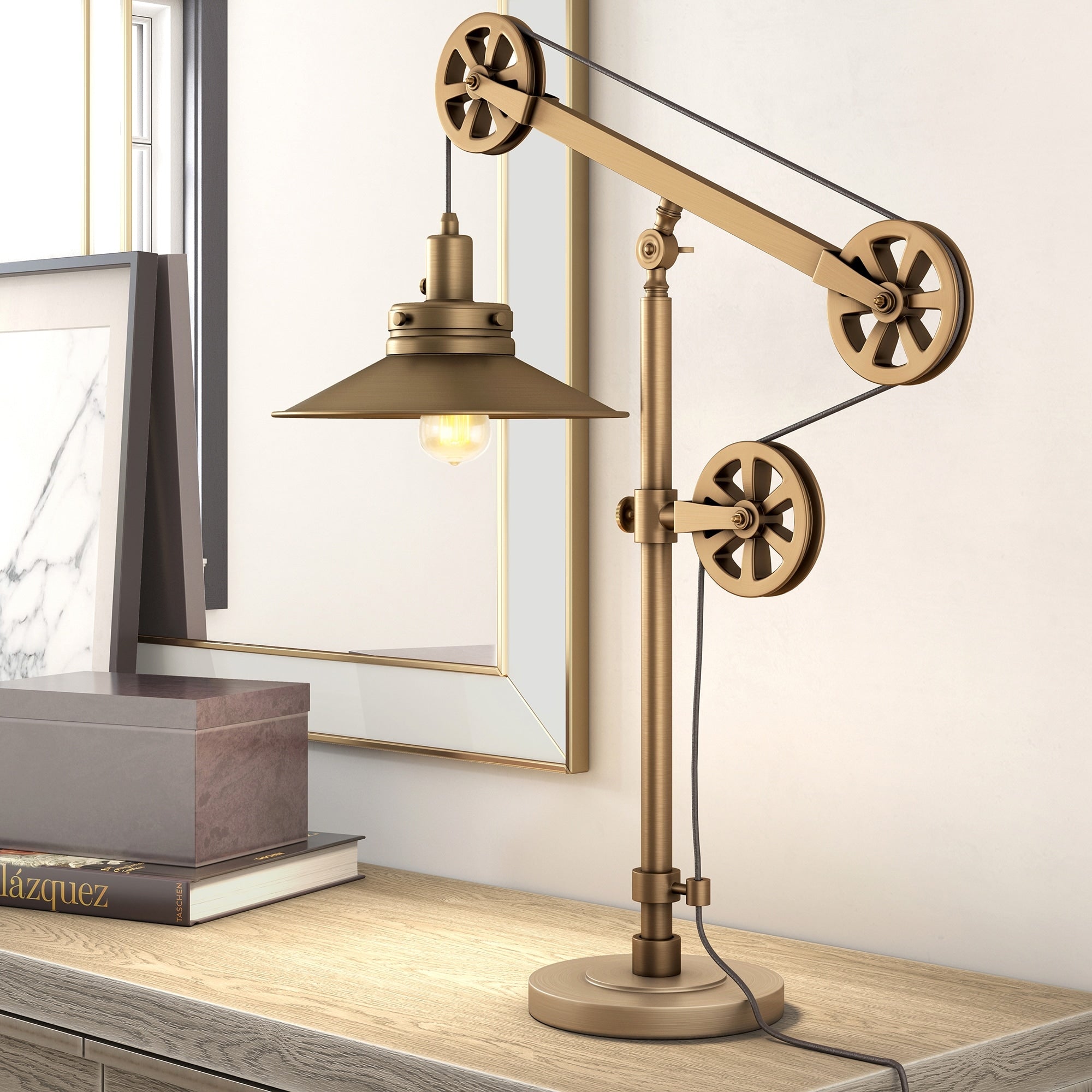 Carbon Loft Melville Wide Brim Table Lamp