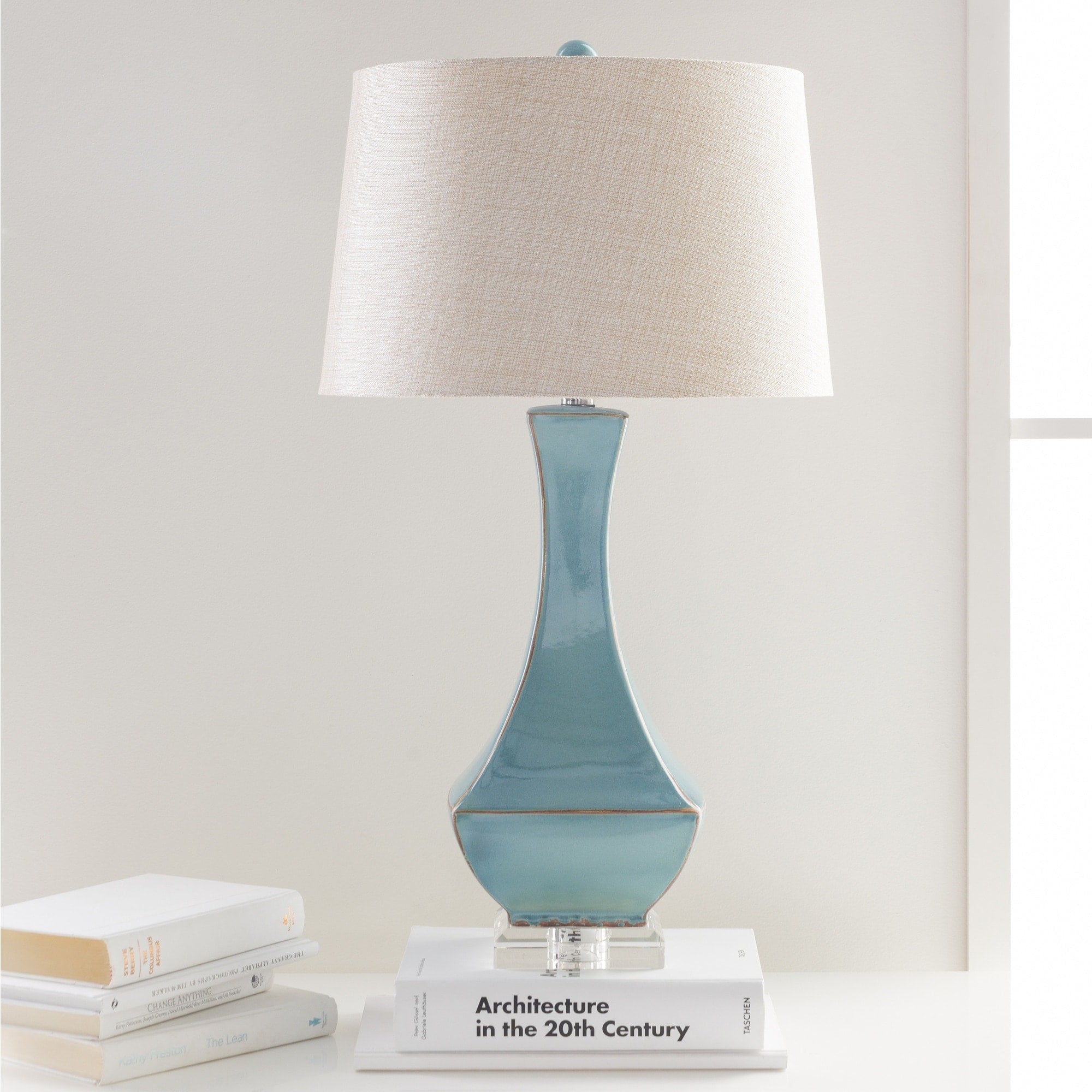 Livabliss Enclave Glazed Table Lamp