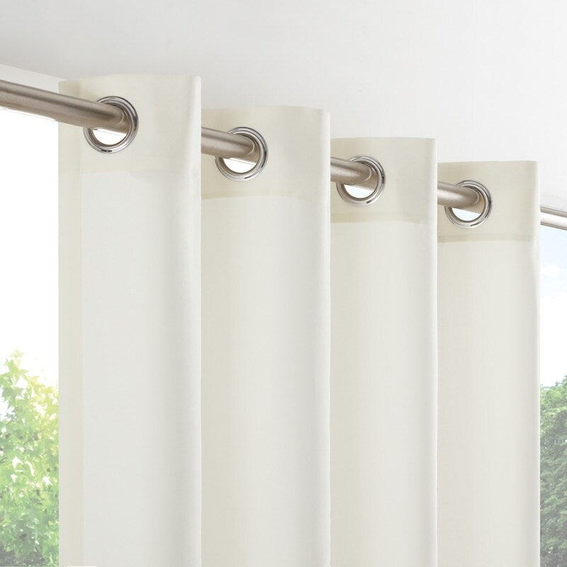 Waverly Sun n Shade Hampton Solid Indoor/Outdoor Grommet Panel