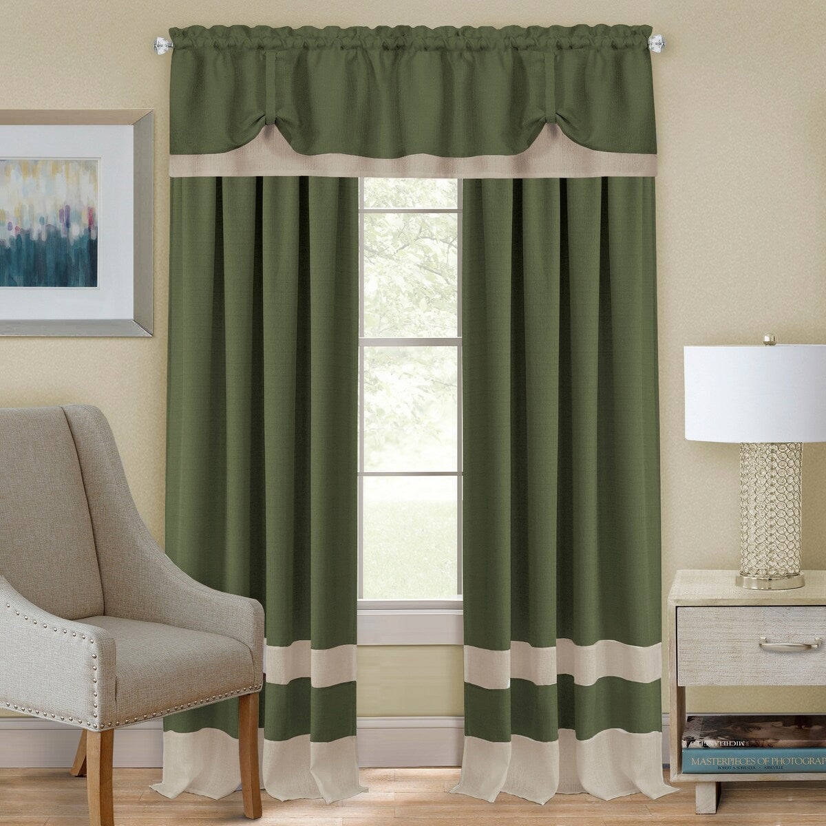 Darcy Rod Pocket Window Curtain Panel