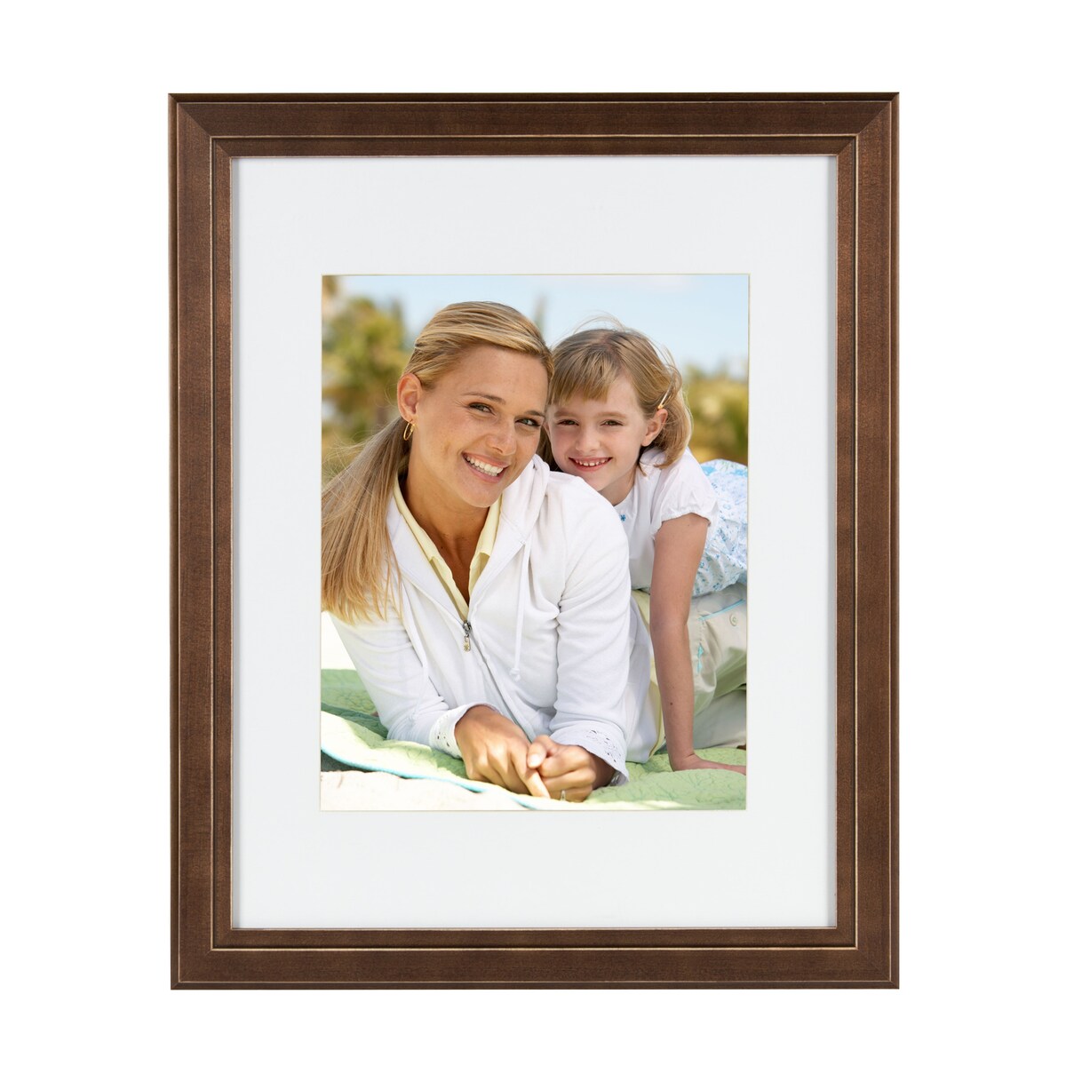 DesignOvation Kieva 11x14 matted to 8x10 Wood Picture Frame, Set of 4