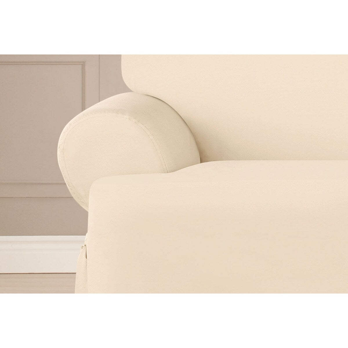 SureFit Duck 1 Piece T Cushion Loveseat Slipcover