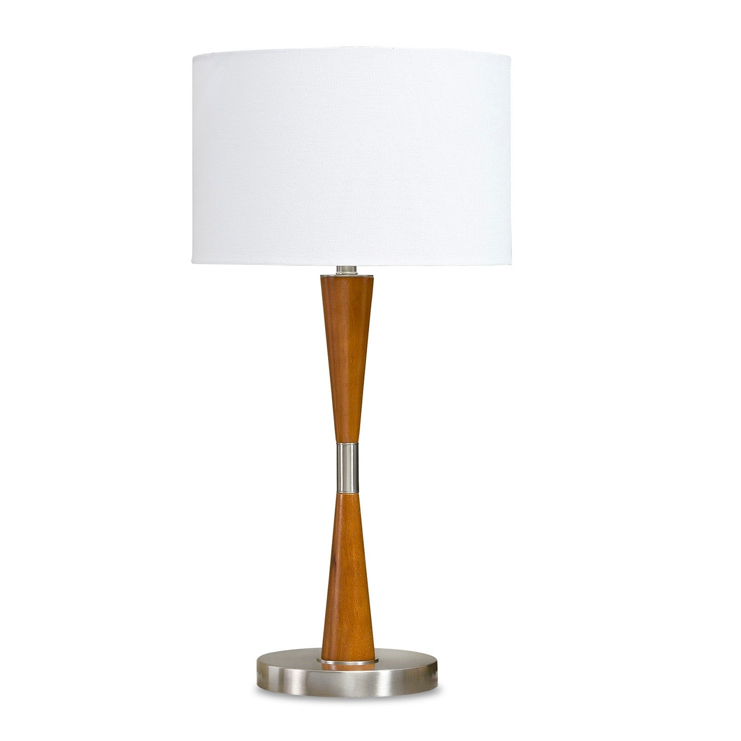 HOMEGLAM Century 28H Wood Table Lamp