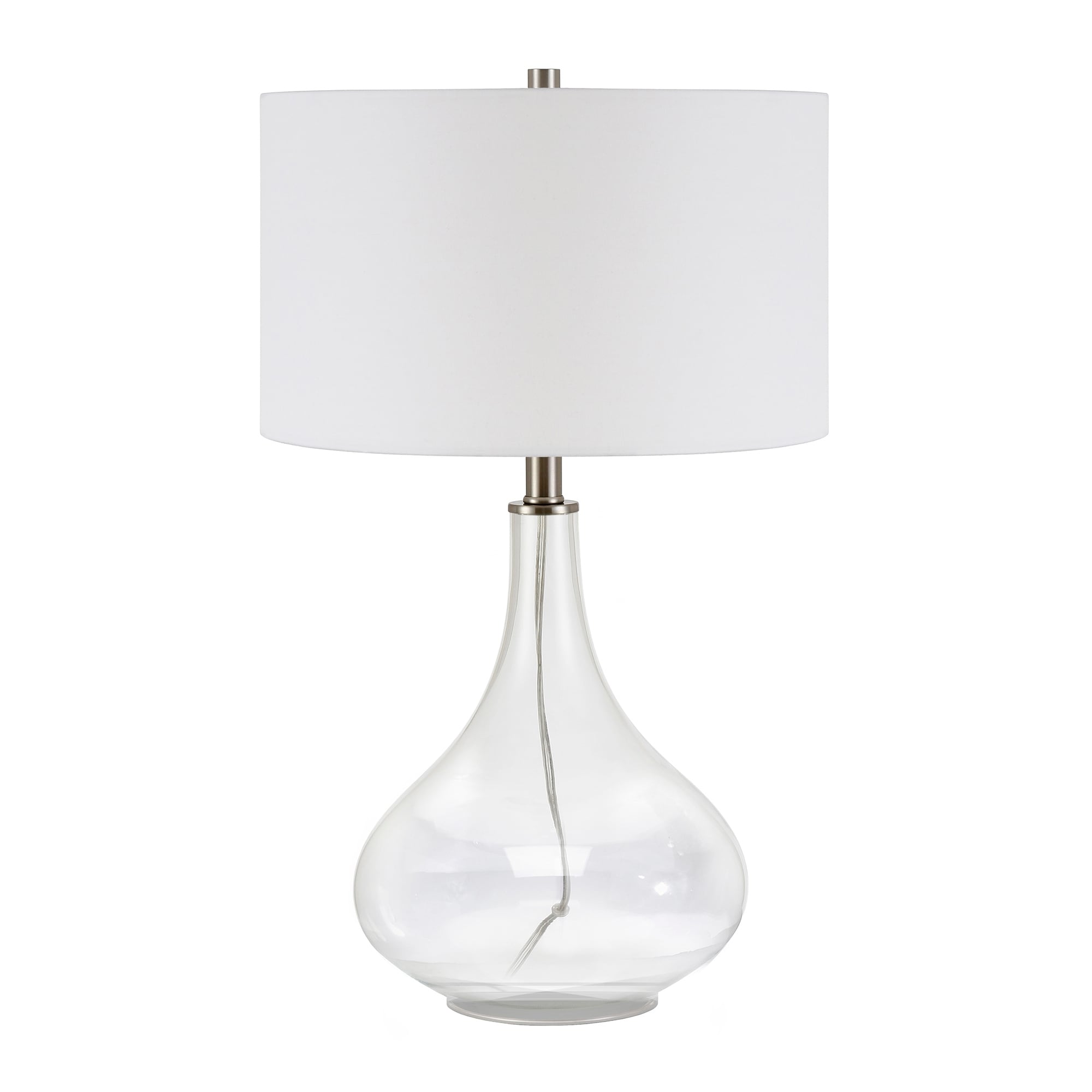 Carson Carrington Sagmyra Clear Glass Table Lamp