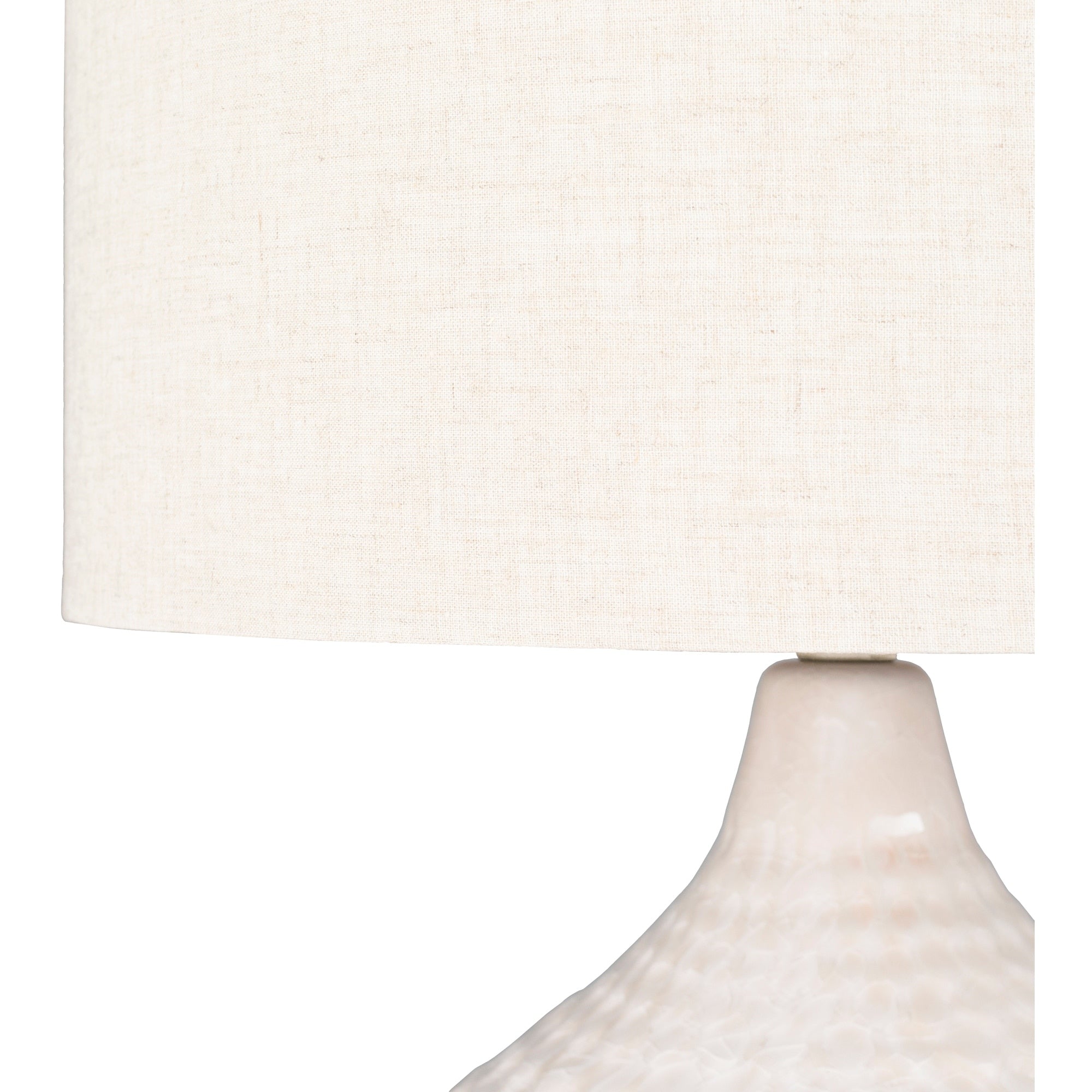 Livabliss Rustic Emma Table Lamp with Glazed Ceramic Base