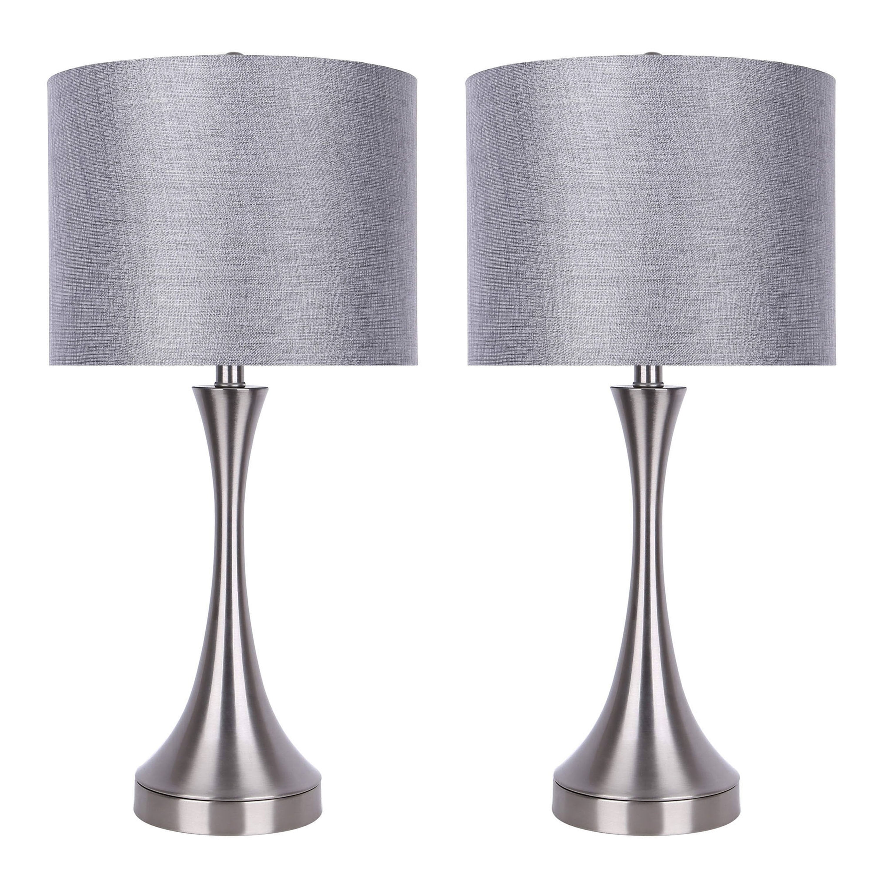 Porch & Den Bakkom 25  Metal Table Lamp with USB Port (Set of 2)