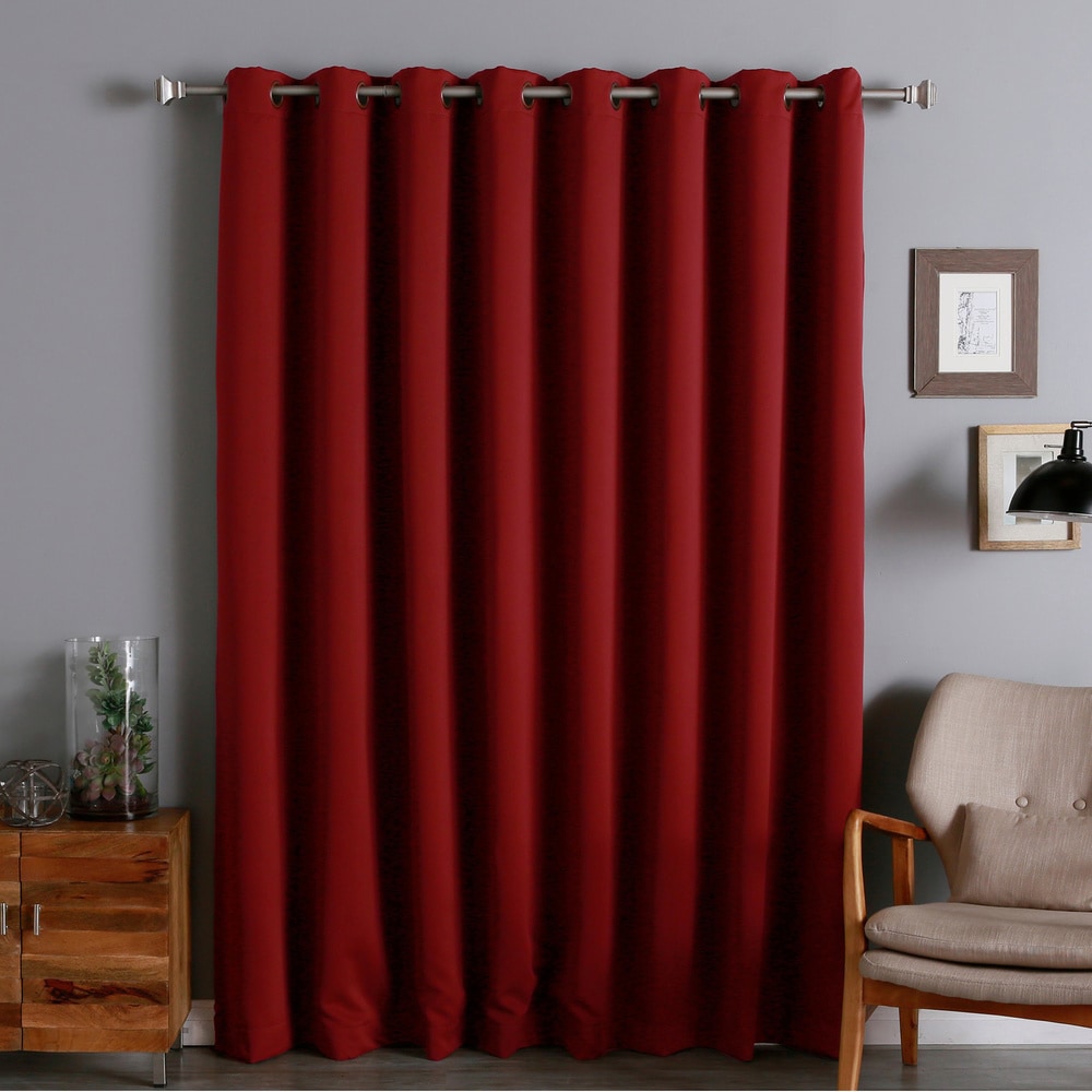 Aurora Home Extra Wide Thermal 96-inch Blackout Curtain Panel - 100 x 96 - 100 x 96