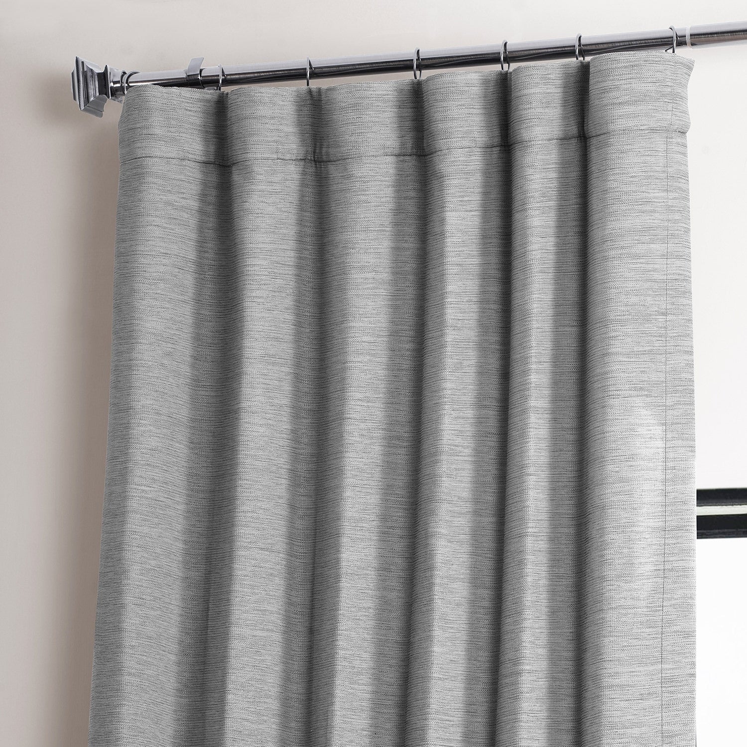 Exclusive Fabrics Grey Bellino Room Darkening Curtain Panel (1 Panel)