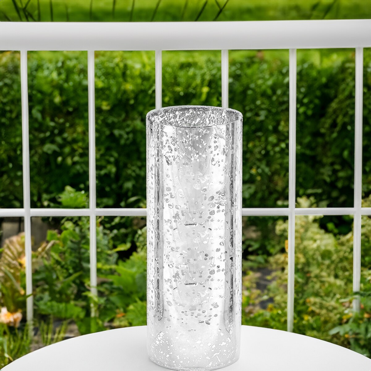 Decorative Glass Cylinder Hurricane Chimney Tube, 1 Piece