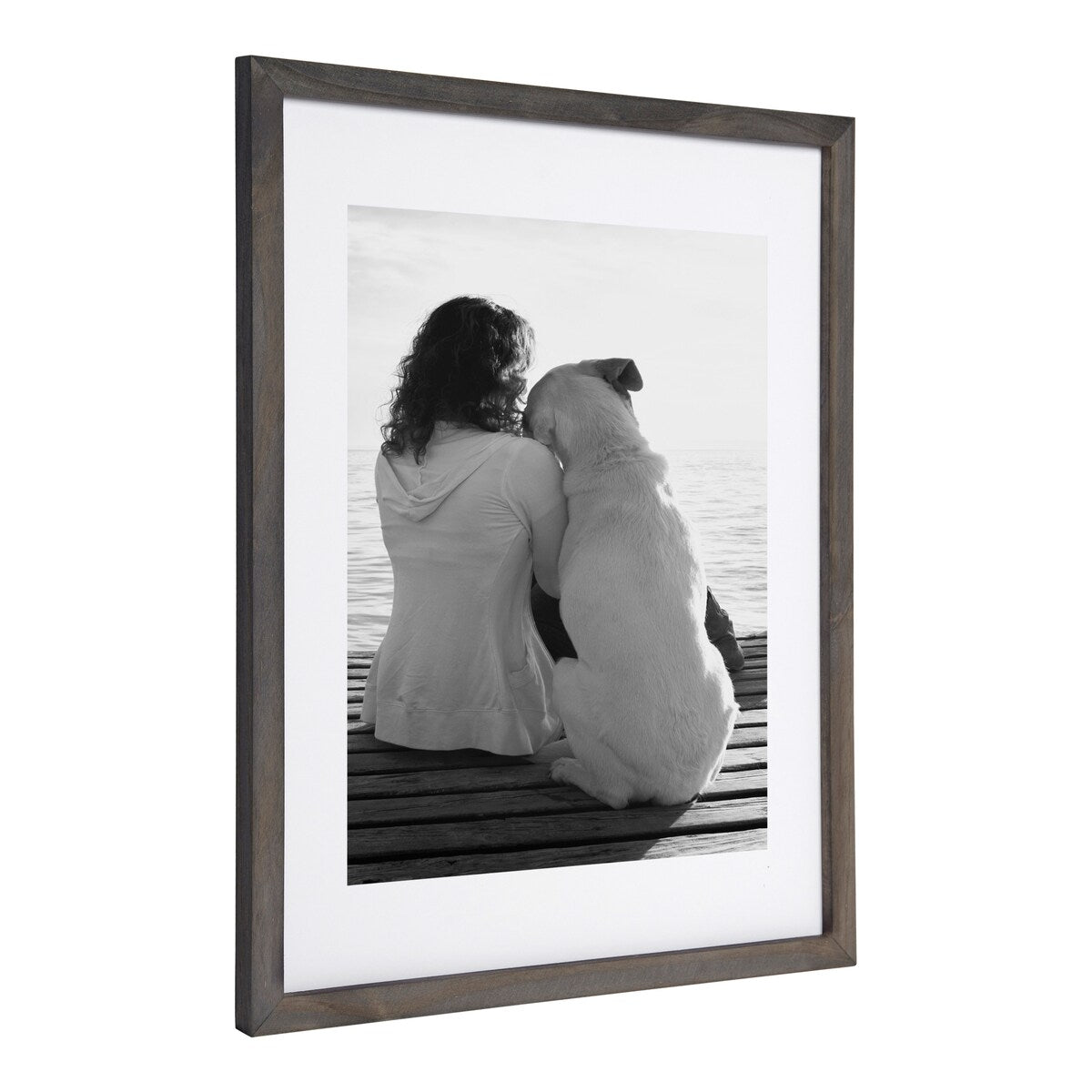 DesignOvation Gallery Wood Wall Picture Frame, Set of 2