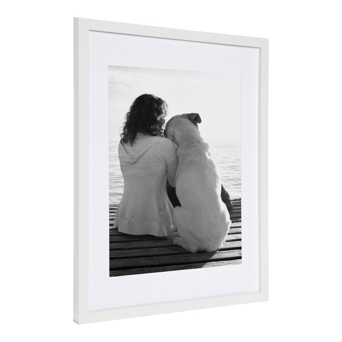 DesignOvation Gallery Wood Wall Picture Frame, Set of 2