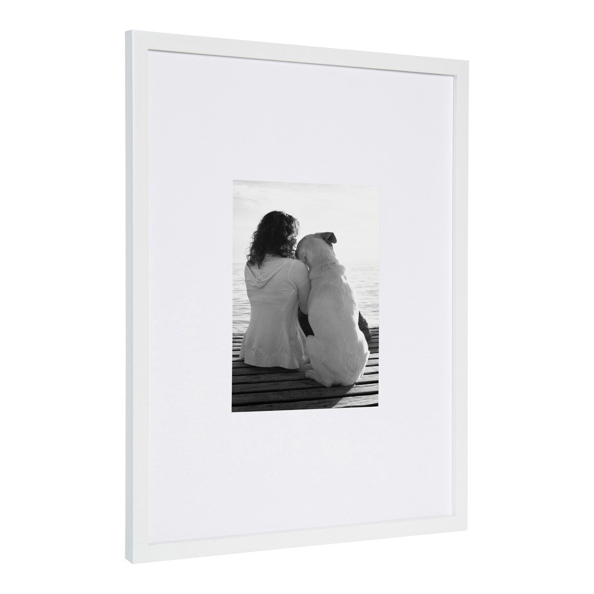 DesignOvation Gallery Wood Wall Picture Frame, Set of 2