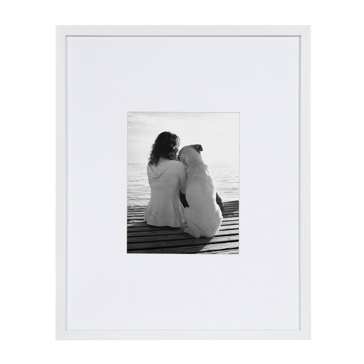 DesignOvation Gallery Wood Wall Picture Frame, Set of 2