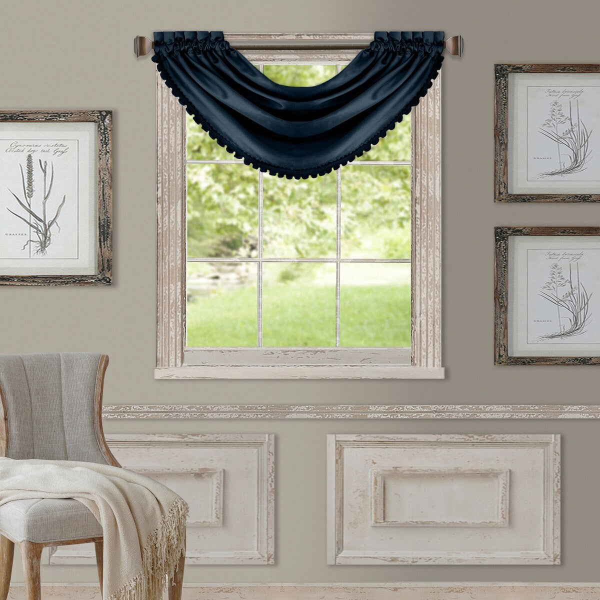 All Seasons Waterfall Window Valance - 52x36