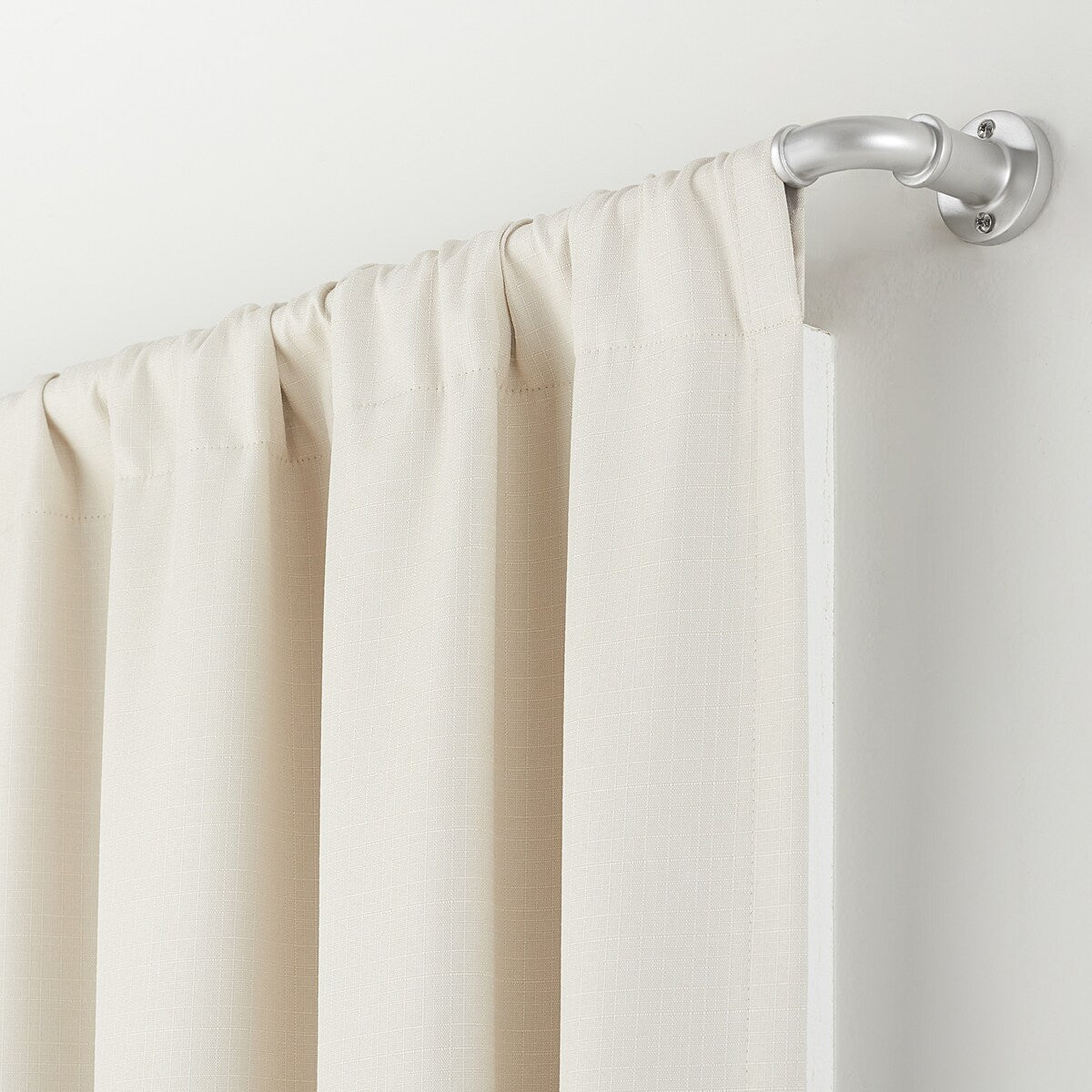 Eclipse Somerton 3/4 Industrial Pipe Blackout Wrap Curtain Rod