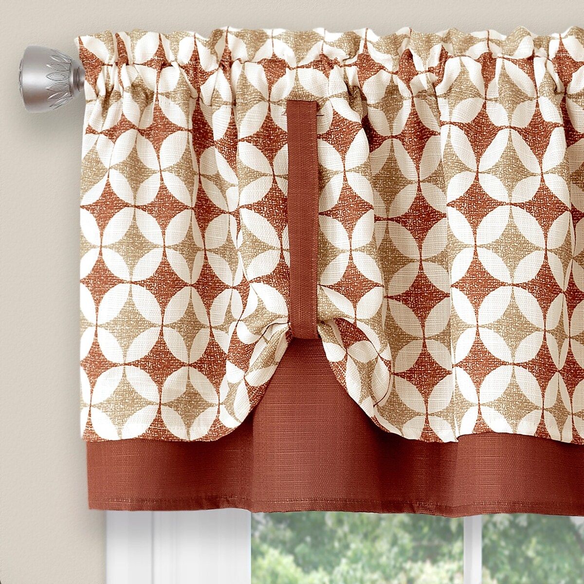 Callie Window Curtain Tier Pair and Valance Set