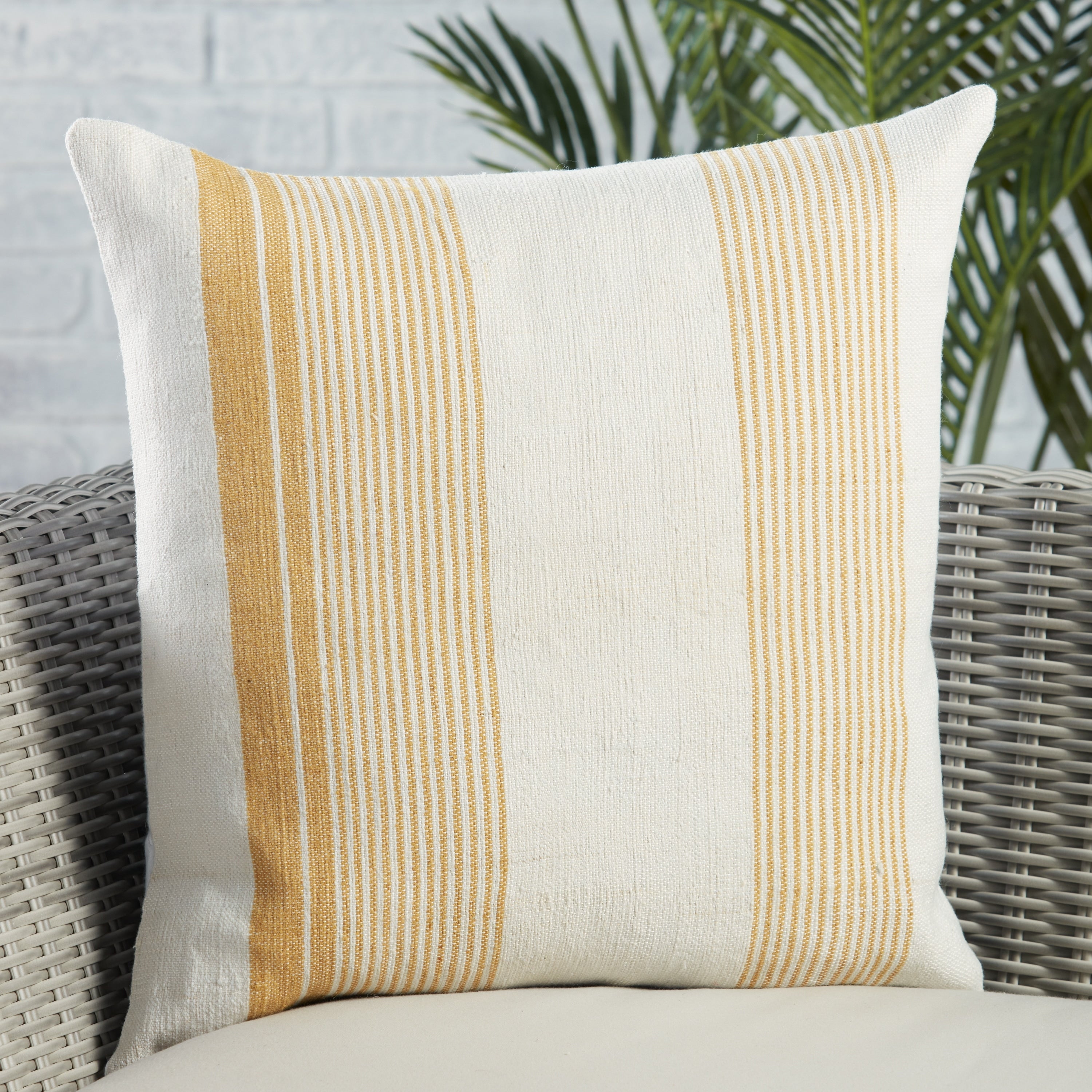 Seine Indoor/ Outdoor Striped Pillow