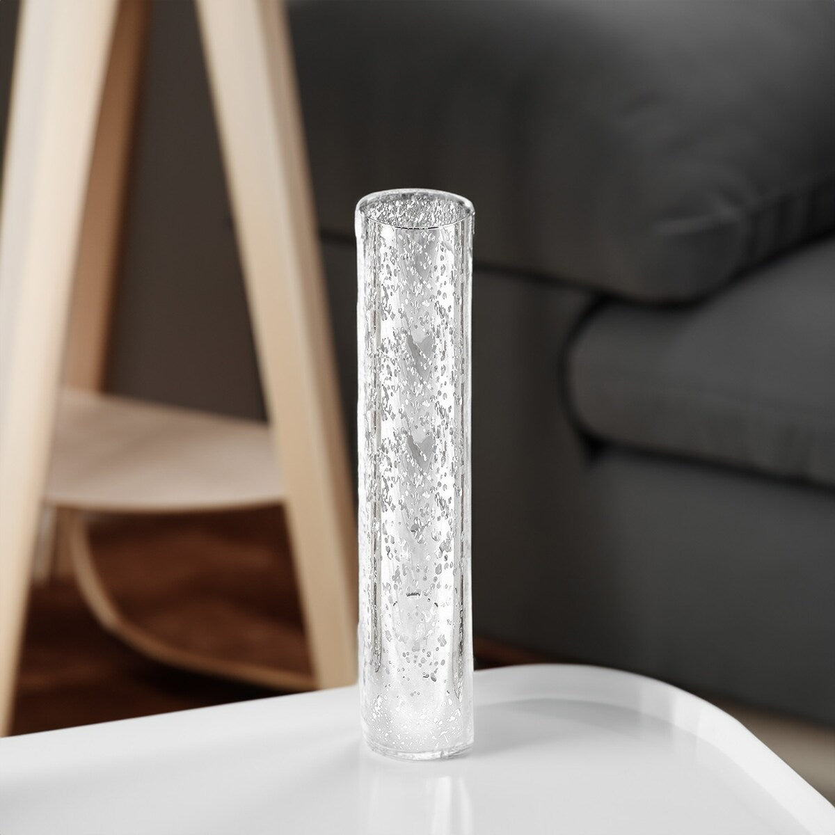 Decorative Glass Cylinder Hurricane Chimney Tube, 1 Piece