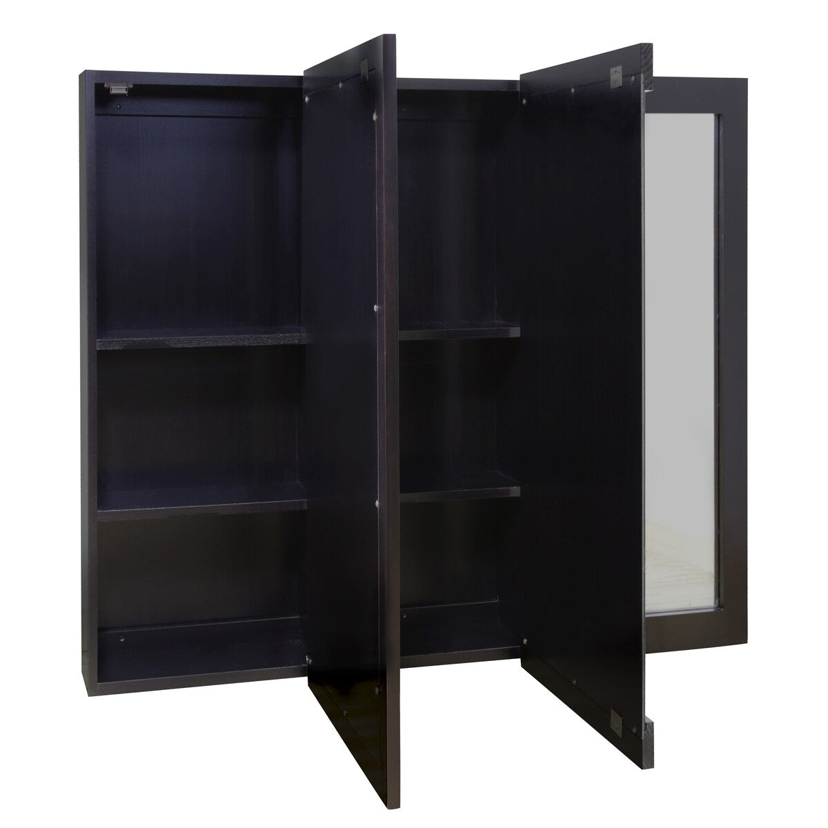 Design House Ventura Espresso Bathroom Medicine Cabinet Mirror