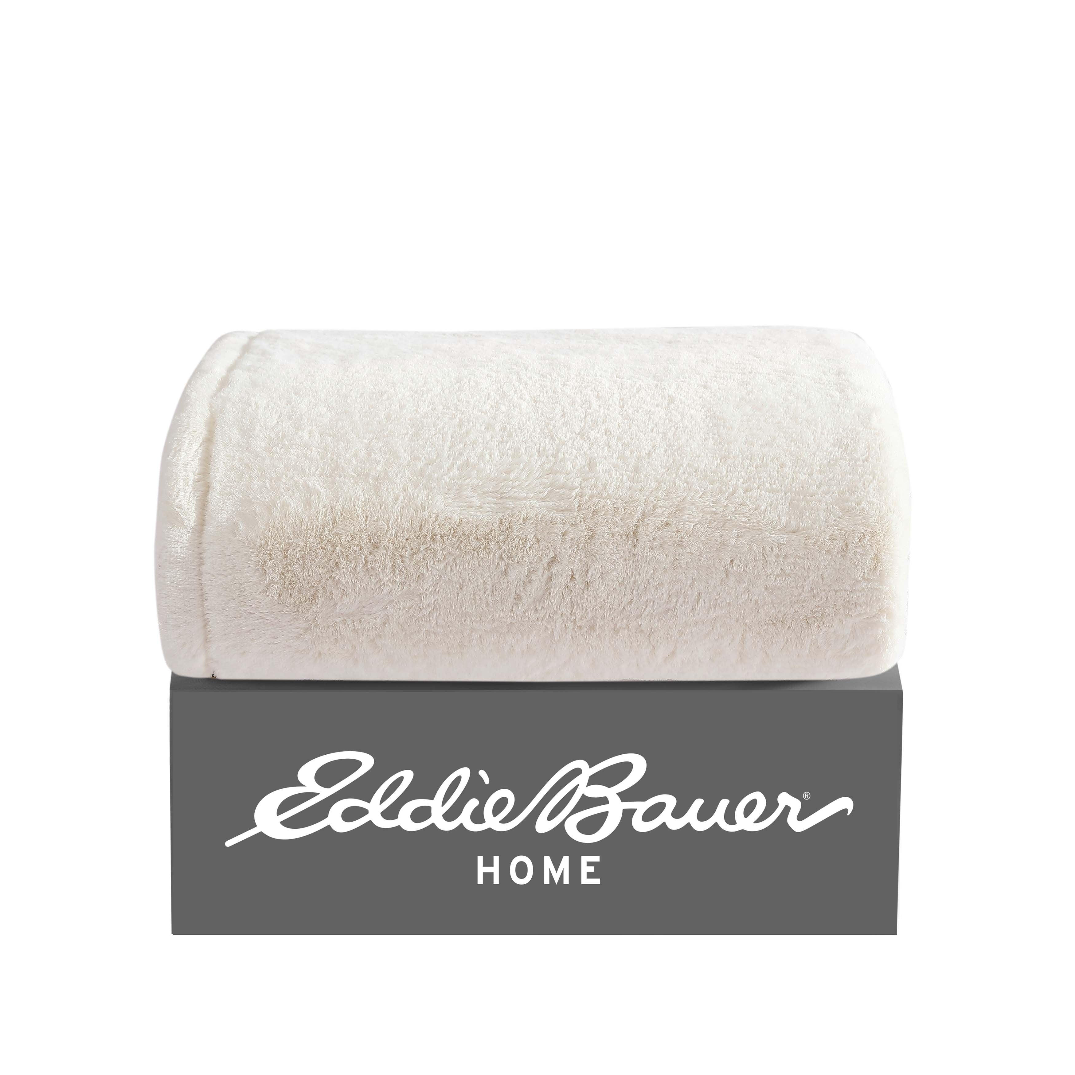 Eddie Bauer Faux Fur Throw Blankets