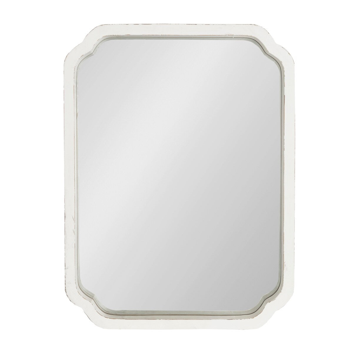 Kate and Laurel Marston Square Wood Wall Mirror