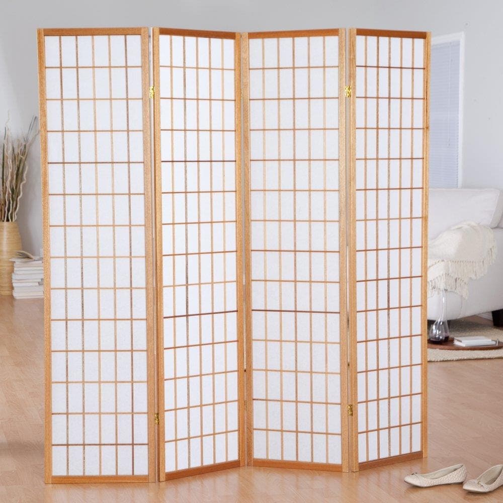 GTU Furniture Hardwood Japanese Shoji Room Divider