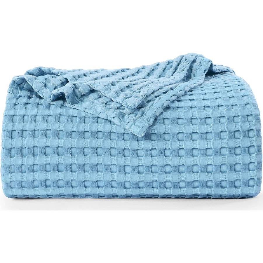 Cotton Waffle Blanket - Queensize