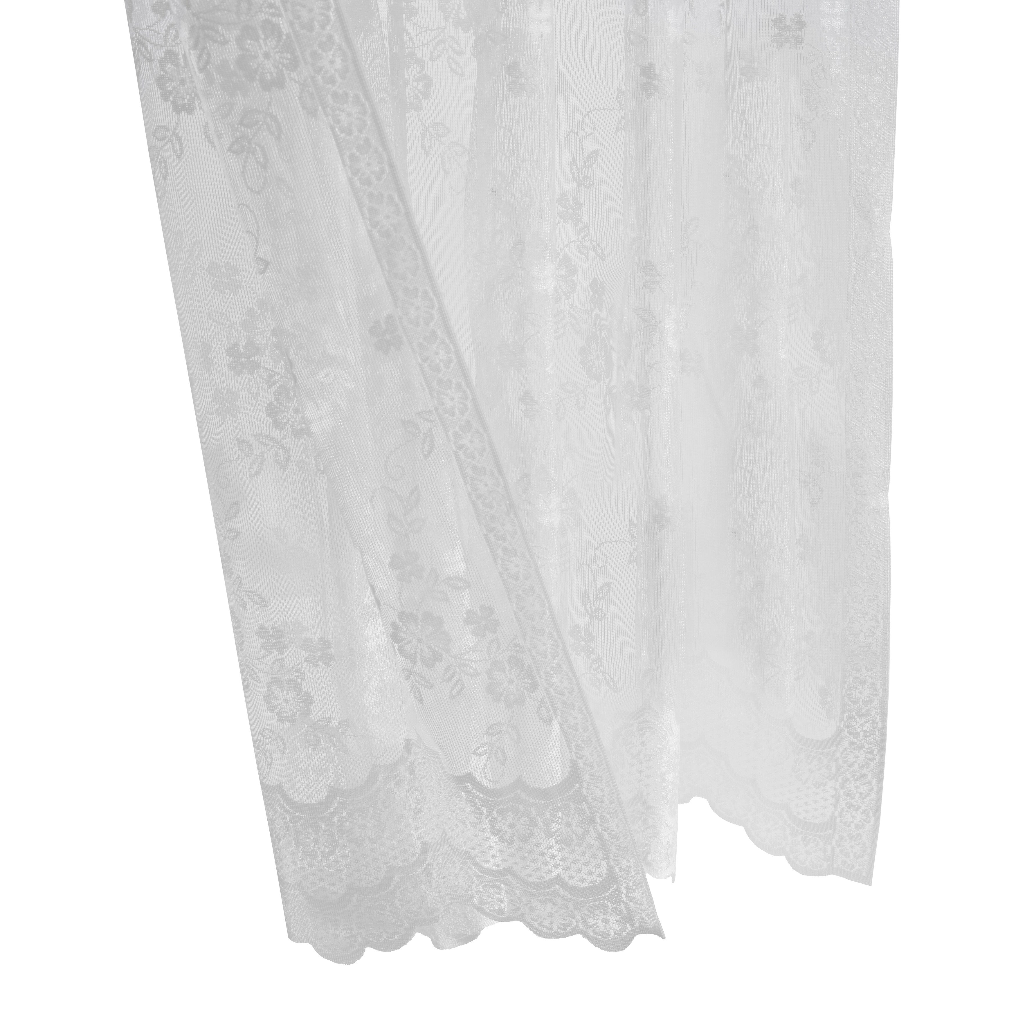 Mona Lisa Jacquard Lace Window Curtain Panel by Habitat