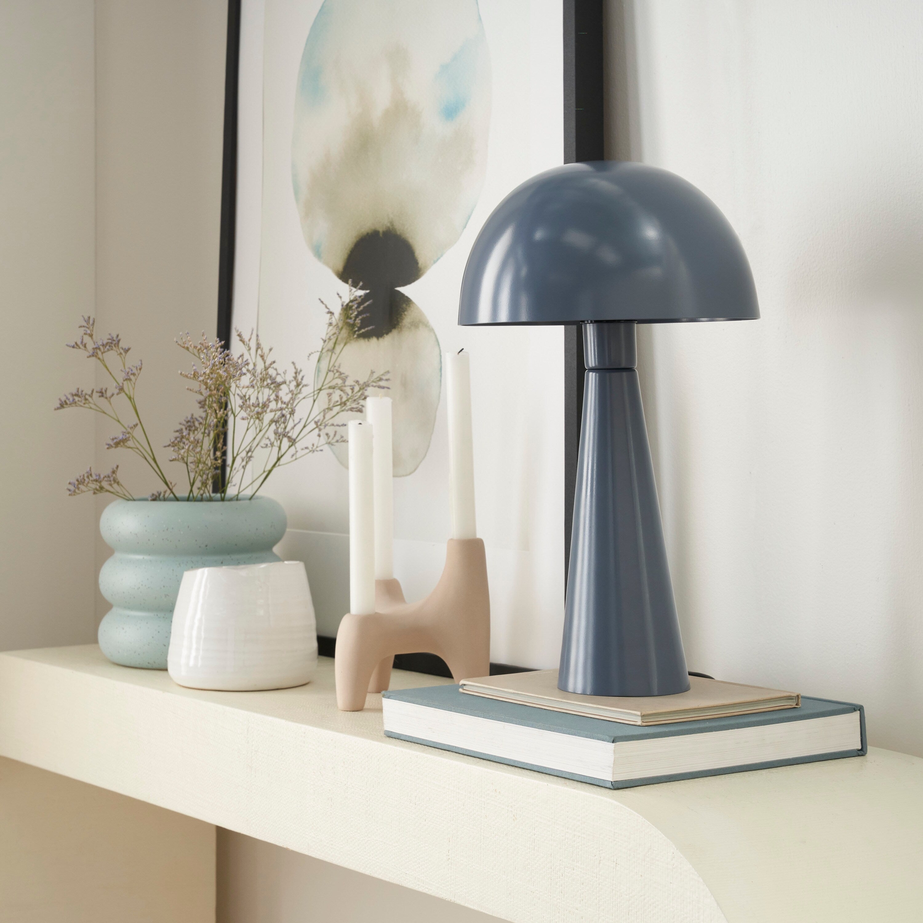 Nourison 16 Mid-Century Mushroom Table Lamp