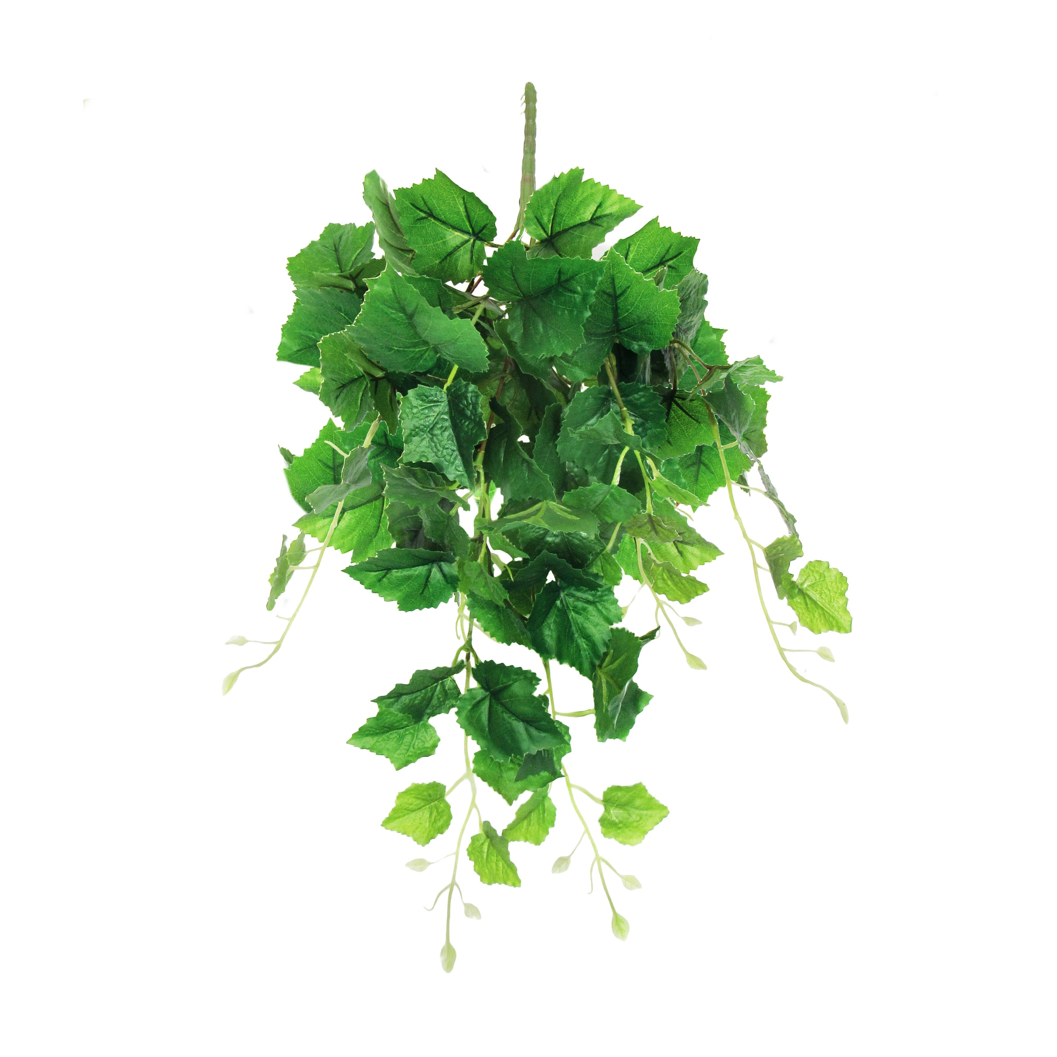 Artificial Grape Leaf Ivy Leaf Vine Hanging Plant Greenery Foliage Bush 24in - 24 L x 12 W x 6 DP