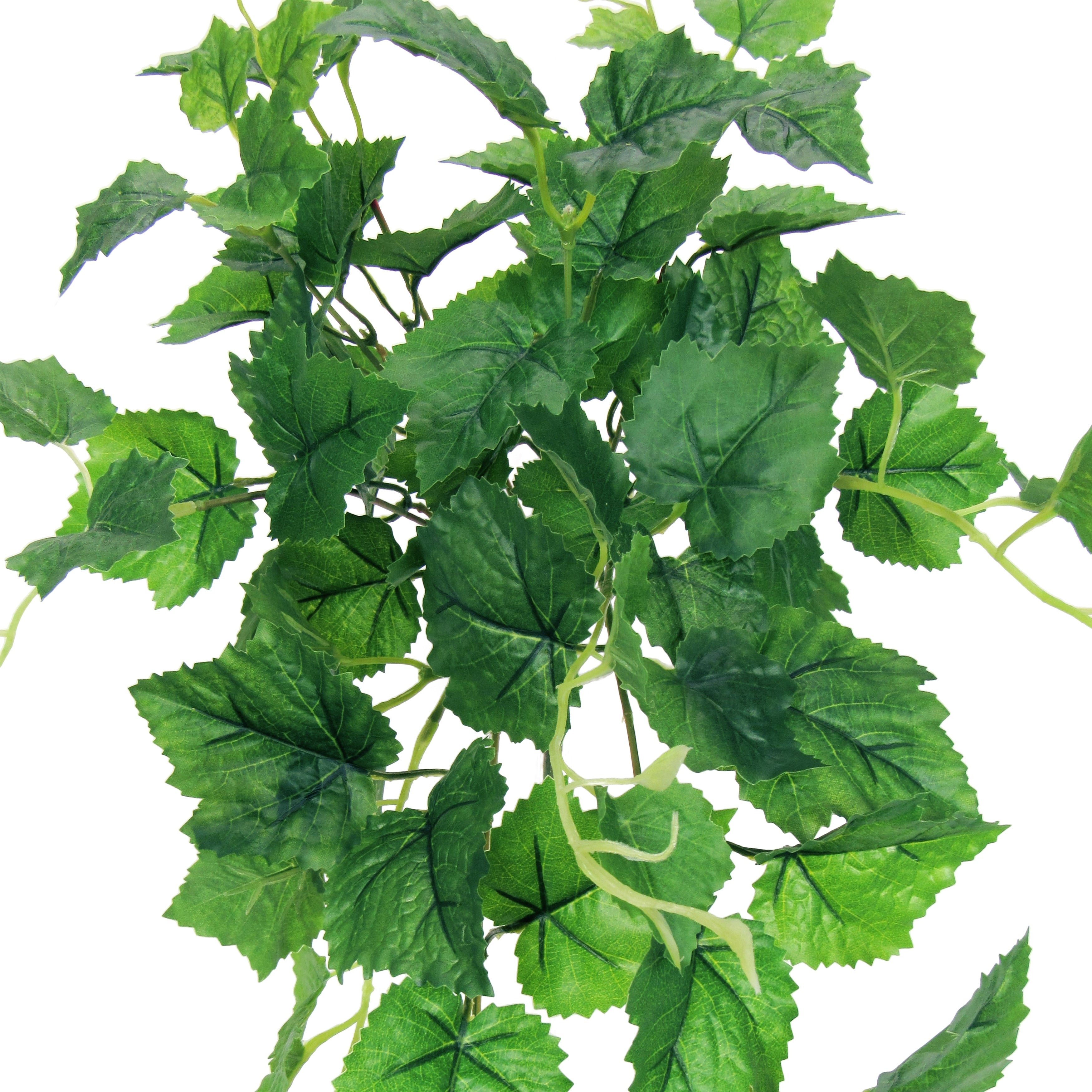 Artificial Grape Leaf Ivy Leaf Vine Hanging Plant Greenery Foliage Bush 24in - 24 L x 12 W x 6 DP