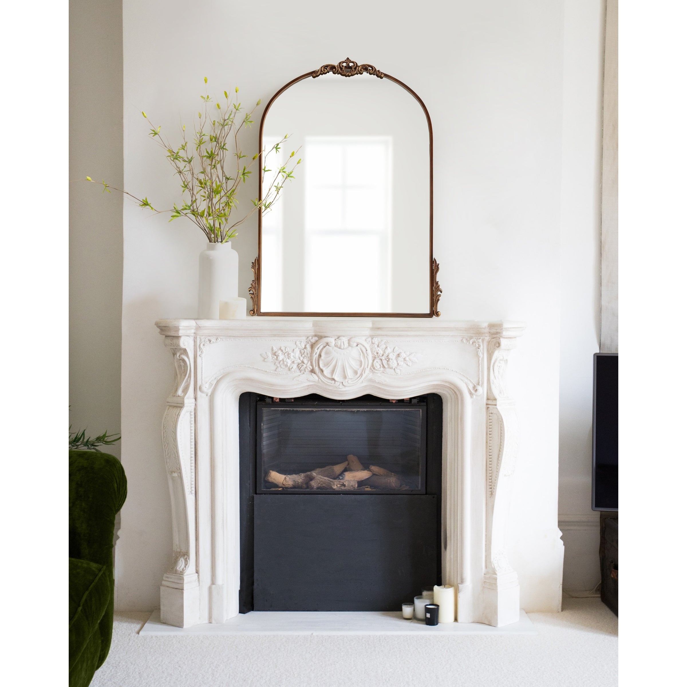 Kate and Laurel Myrcelle Decorative Framed Wall Mirror