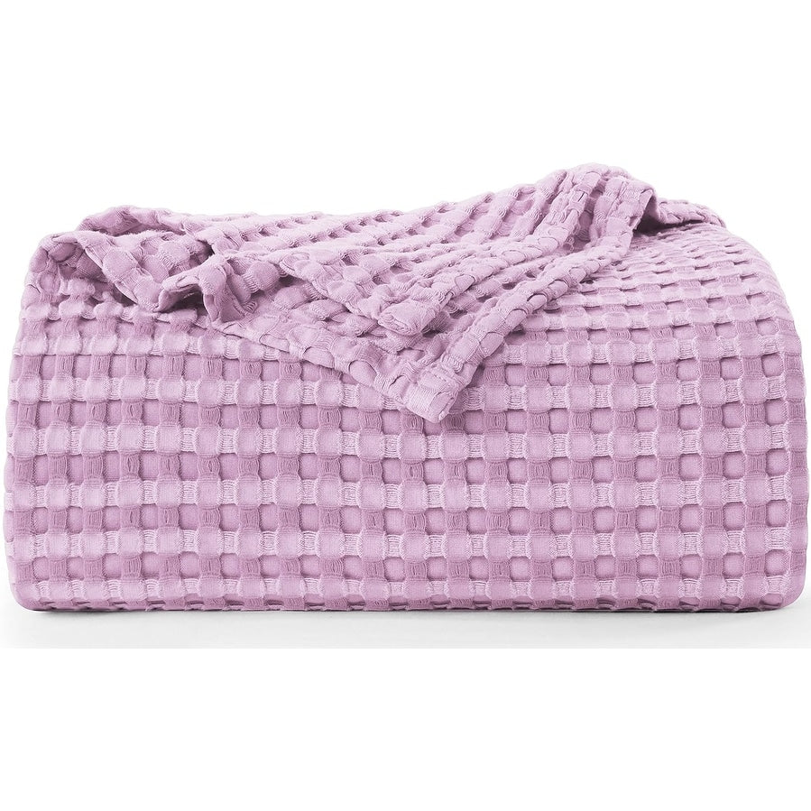 Cotton Waffle Blanket - Queensize