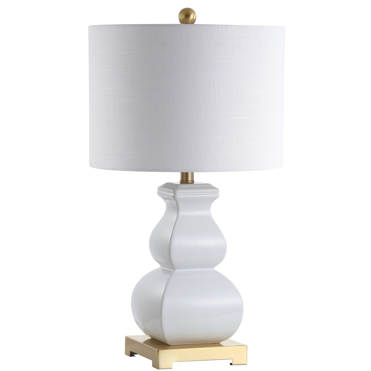 Diana 25.5 Ceramic LED Table Lamp, Navy/Gold by JONATHAN Y