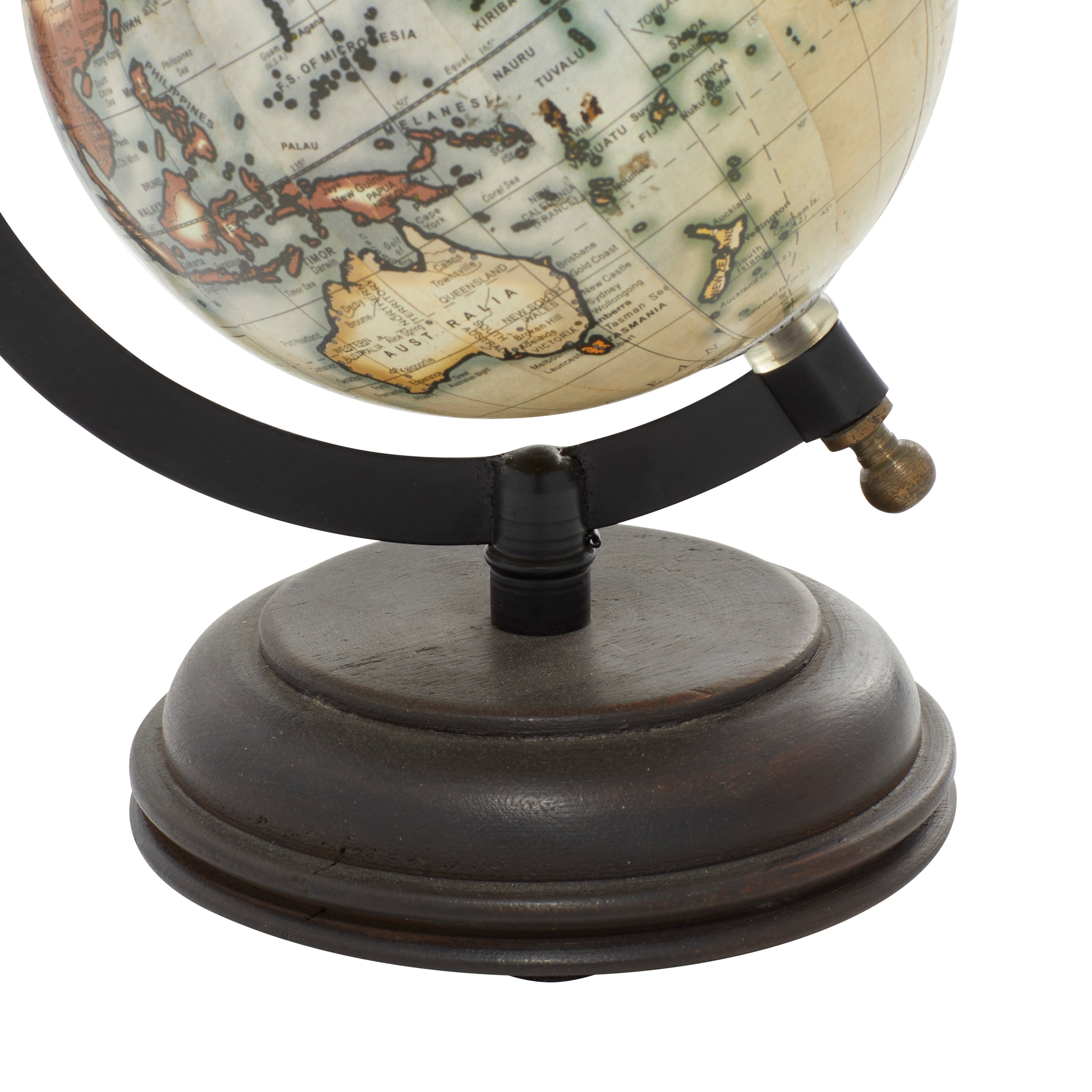 Wood Rustic Globe