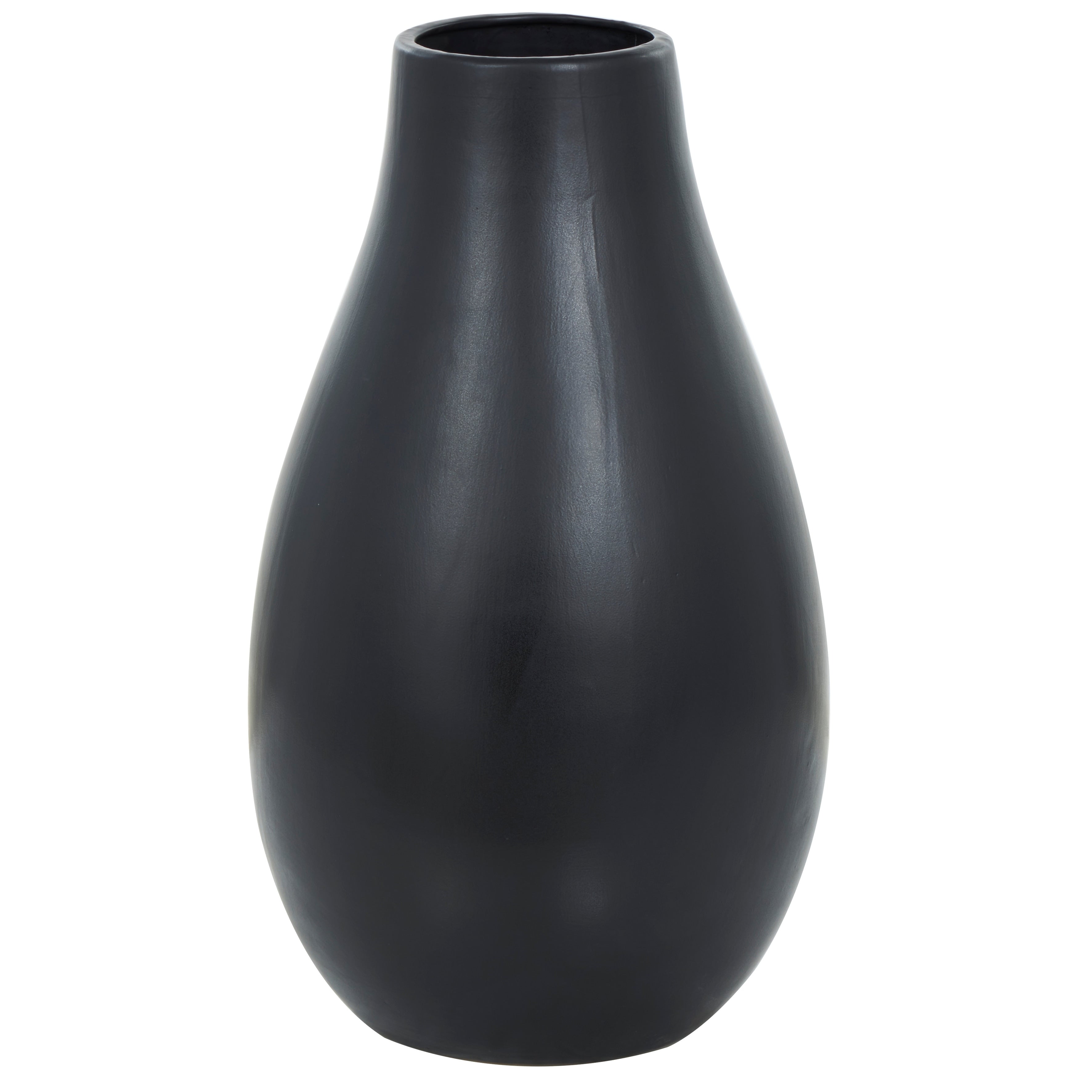 White or Black Ceramic Minimalistic Floor Vase