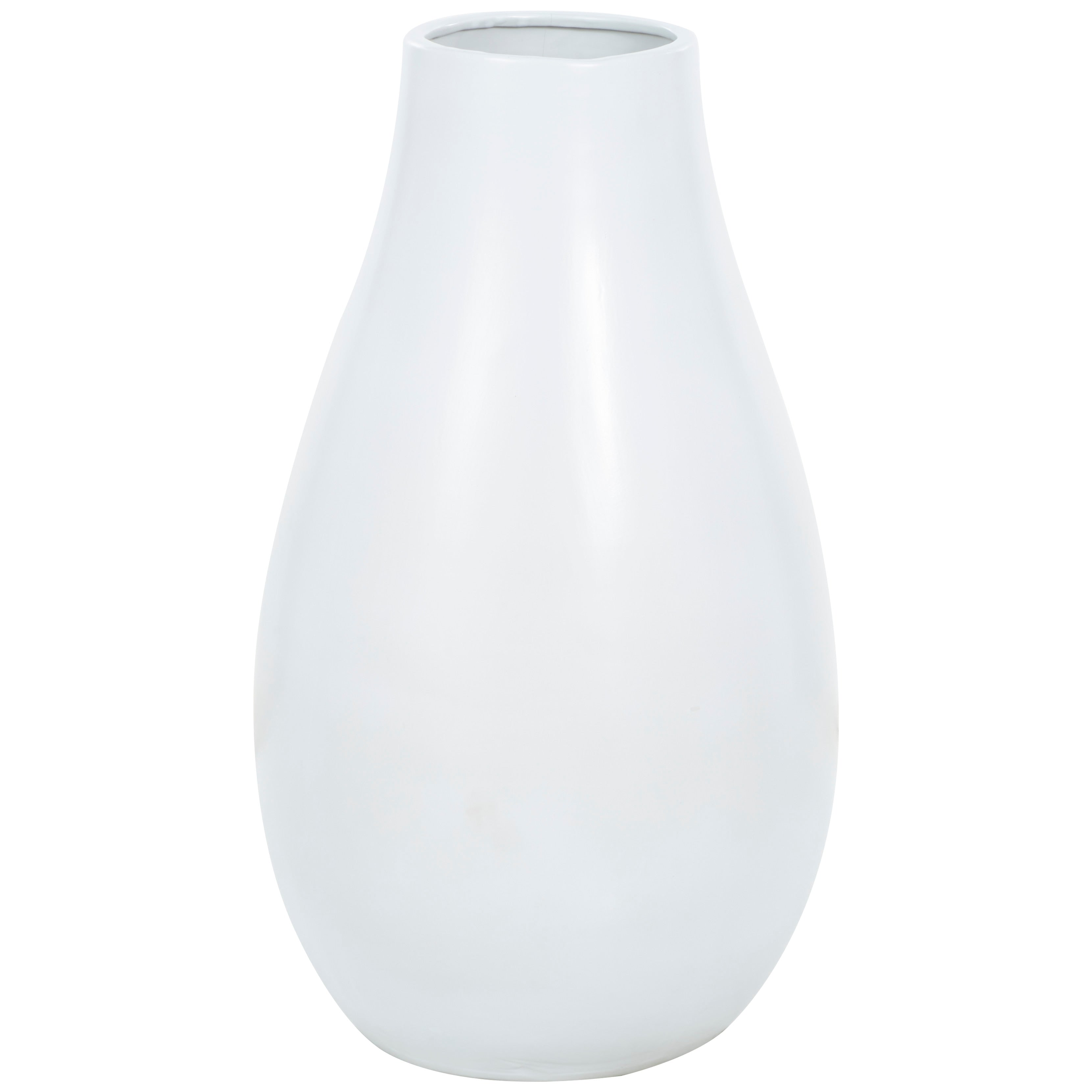 White or Black Ceramic Minimalistic Floor Vase