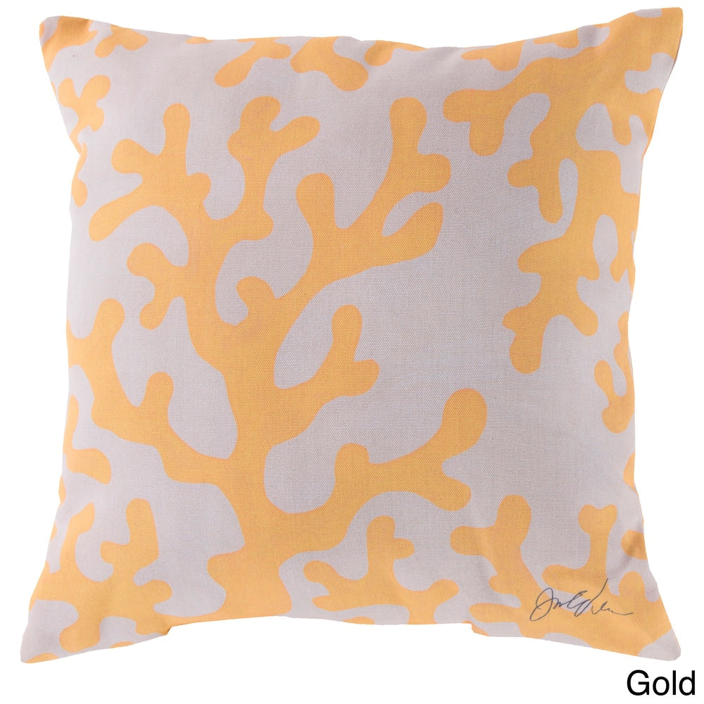 18 or 20 Coral Reef Indoor/Outdoor Accent Throw Pillow