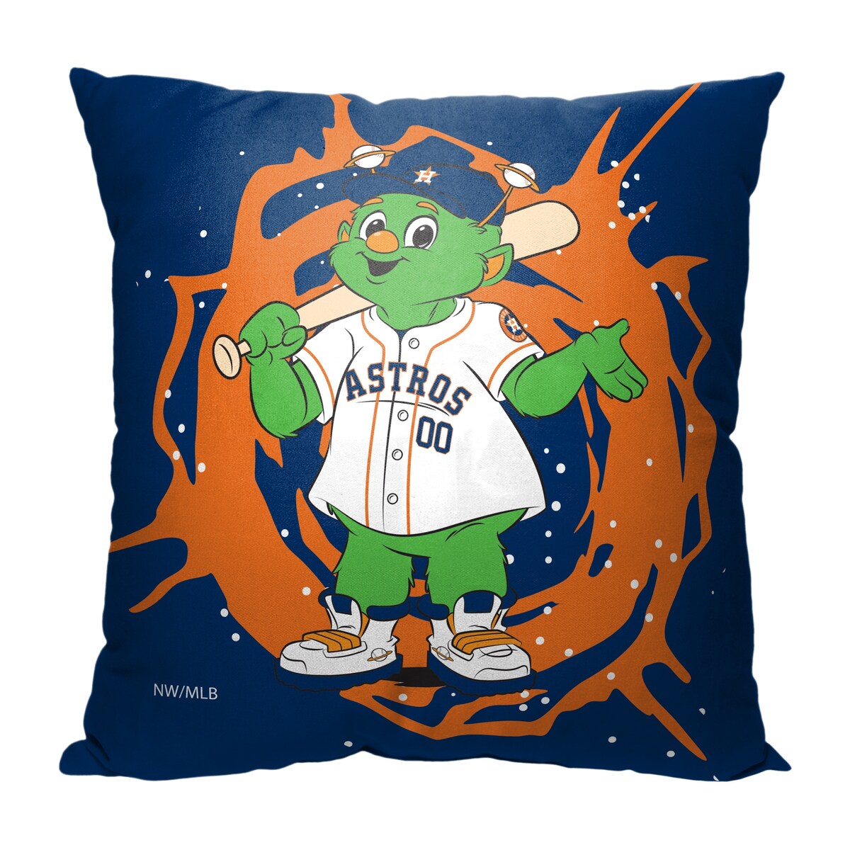 MLB Houston Astros Mascot 18 Inch Throw Pillow