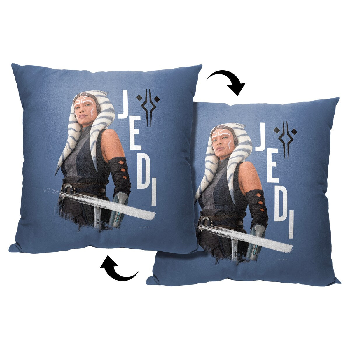 Star Wars Ahsoka Jedi Ahsoka Tano Printed Throw Pillow