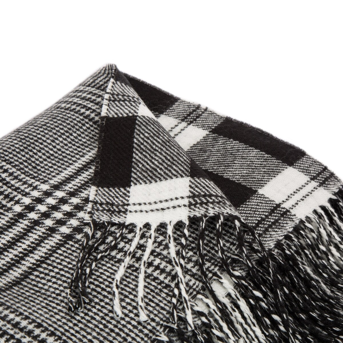 Glitzhome 50 x 60 Plaid Woven Acrylic 400g Christmas Blanket