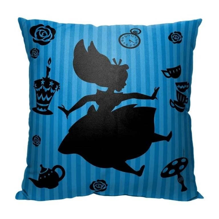 Disney Alice in Wonderland 18 Inch Throw Pillow