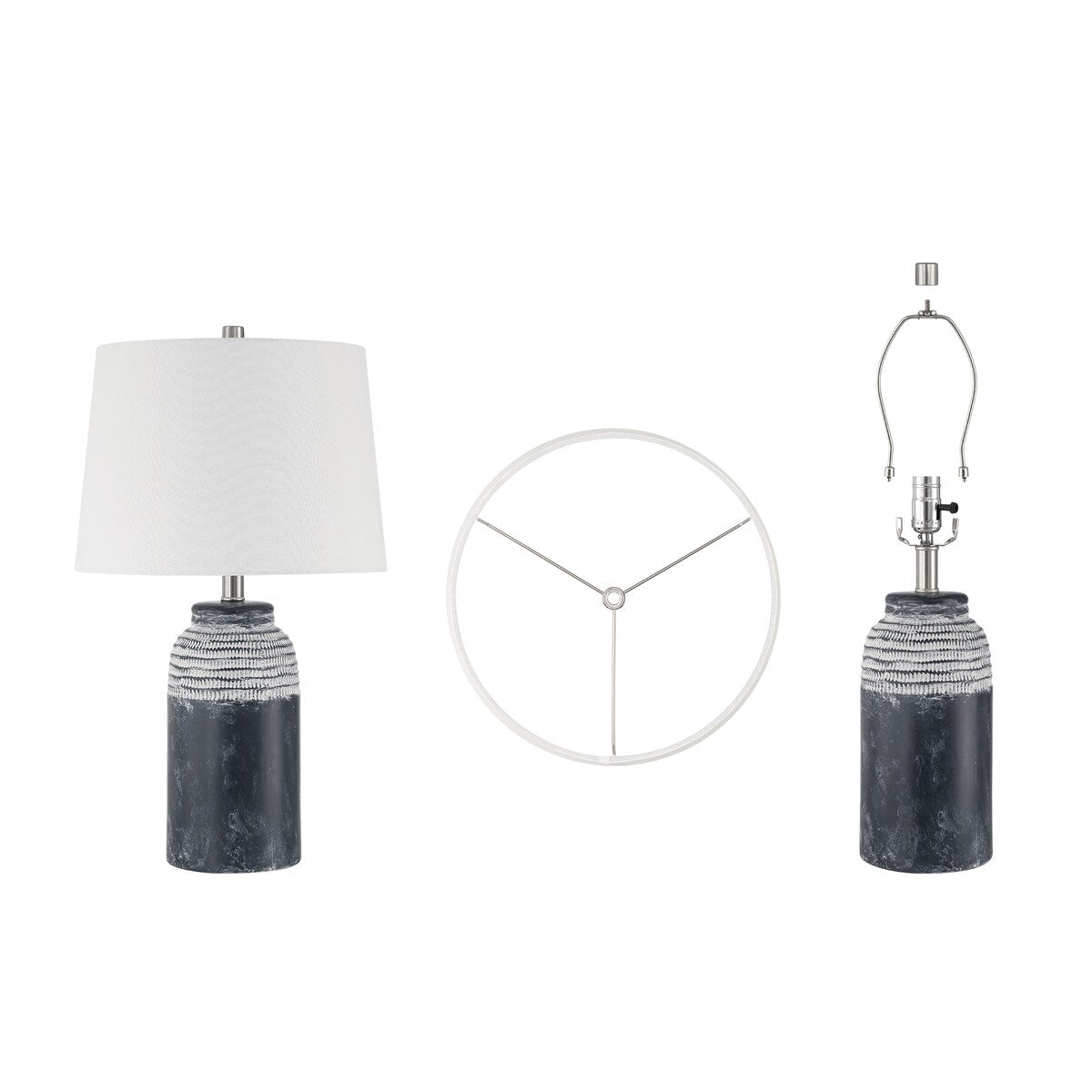 23.5 Accent Ceramic Table Lamp Set - Set of 2