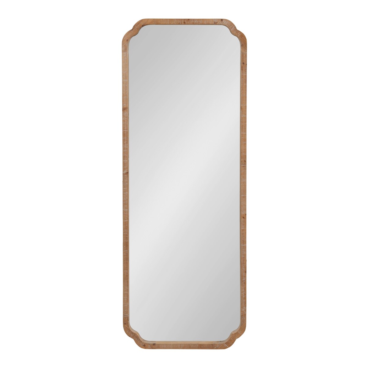 Kate and Laurel Marston Square Wood Wall Mirror