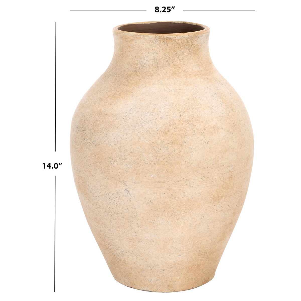 SAFAVIEH Home Mesa 14-inch Stoneware Vase - 8Wx8Dx14H