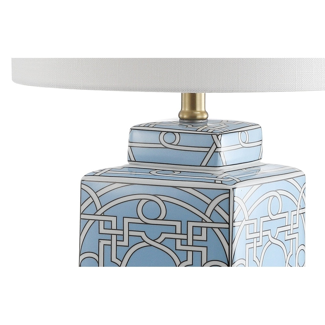 Stockholm 22 Ceramic/Metal Ginger Jar LED Table Lamp, by JONATHAN Y