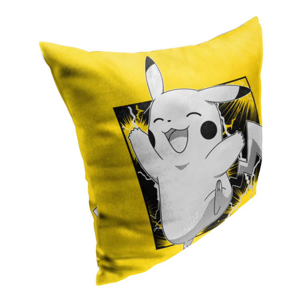 Pokemon Horray Pikachu Printed Throw Pillow - Yellow