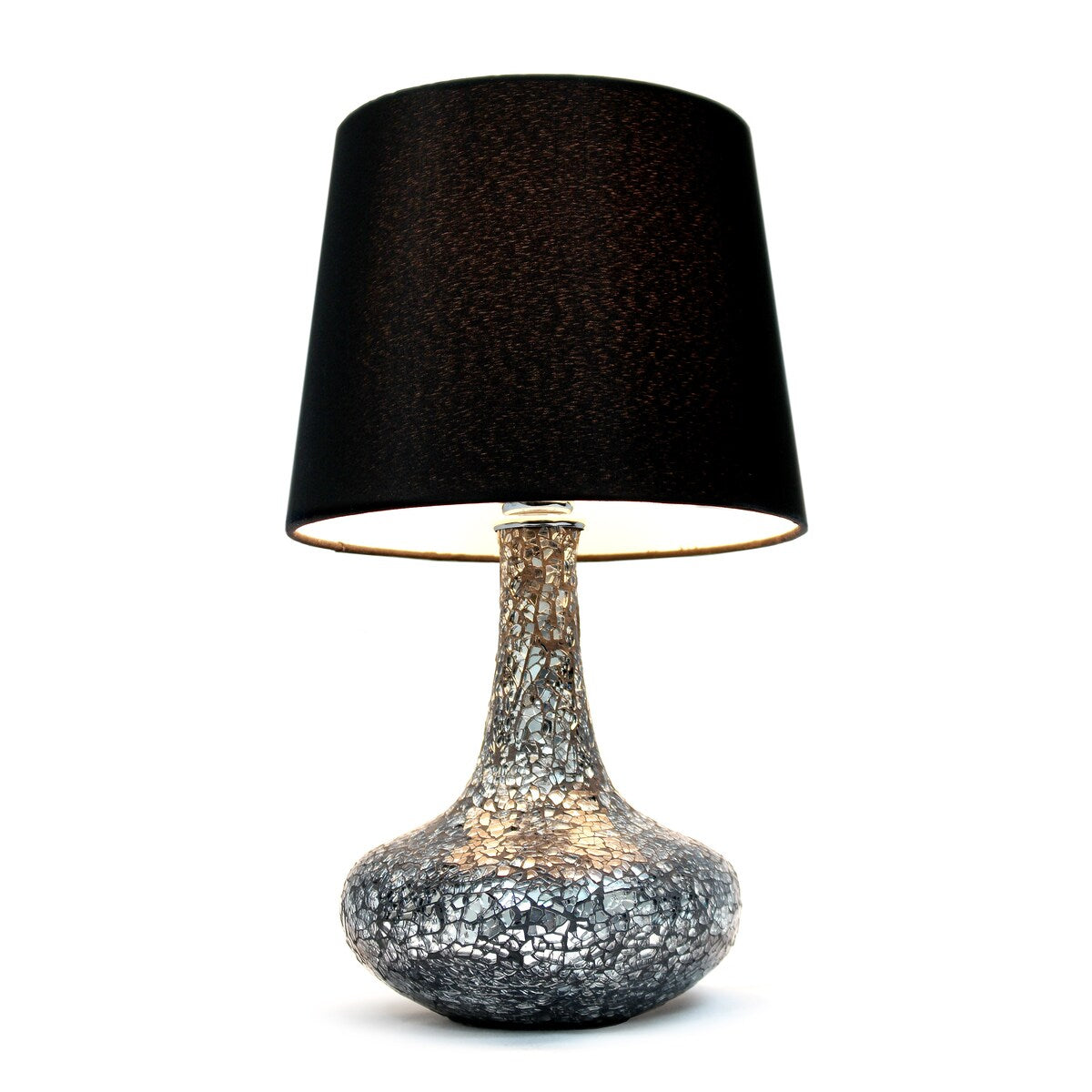 Creekwood Home 14.17 Patchwork Crystal Glass Table Lamp - 14.17