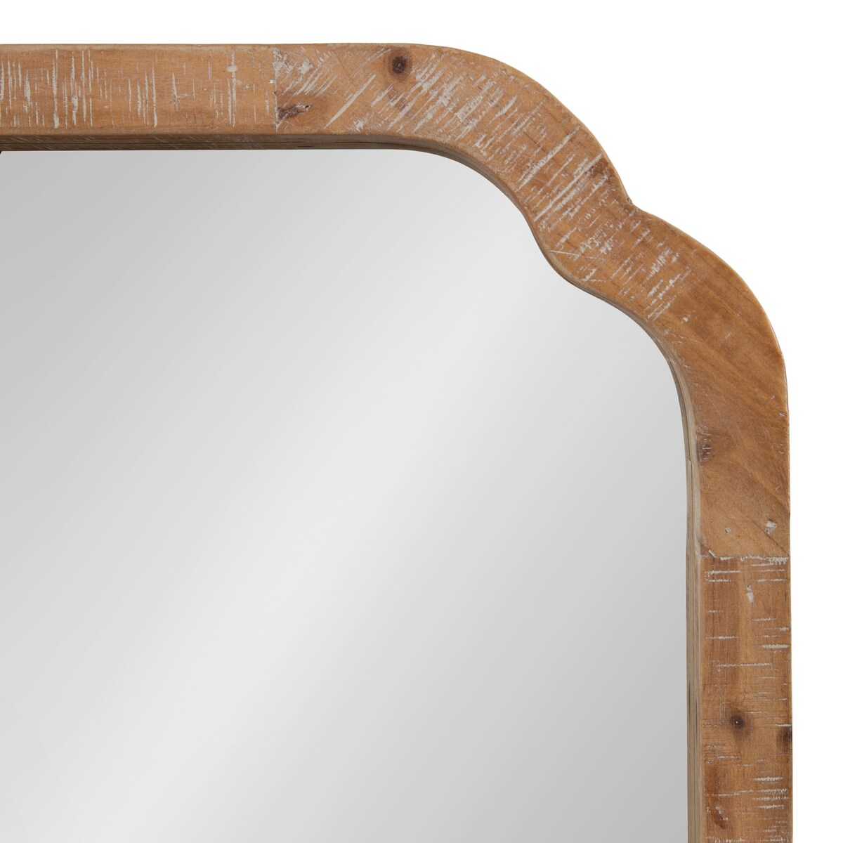 Kate and Laurel Marston Square Wood Wall Mirror