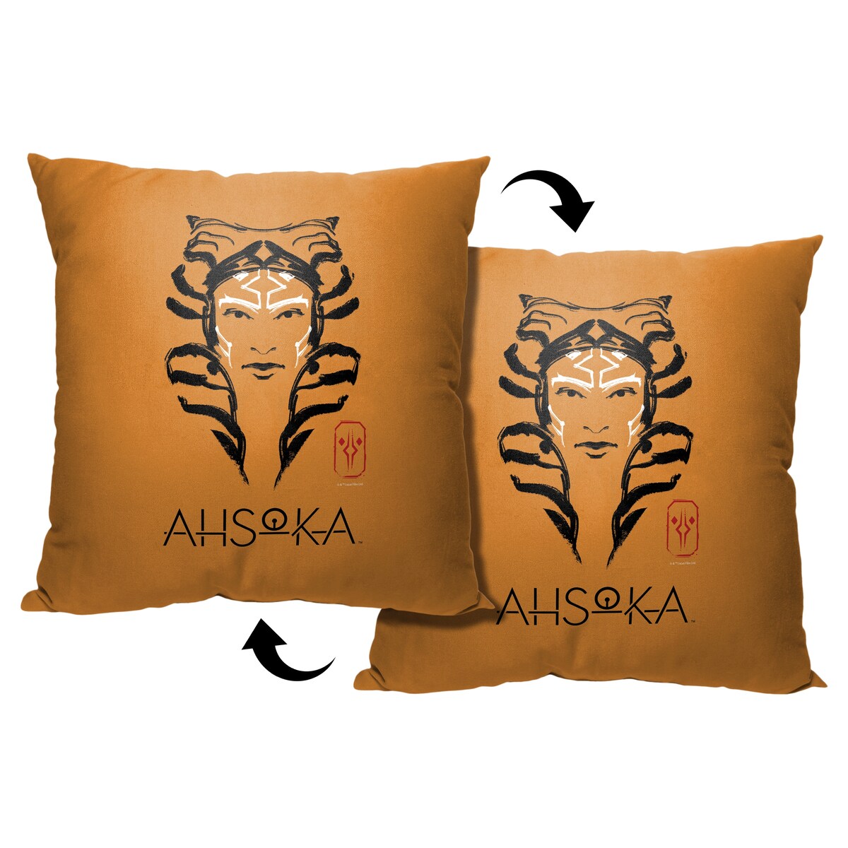 Star Wars Ahsoka Brushstroke Ahsoka Printed Throw Pillow